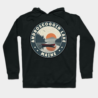 Androscoggin Lake Maine Sunset Hoodie